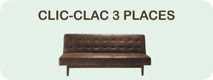 Clic-clac 3 places