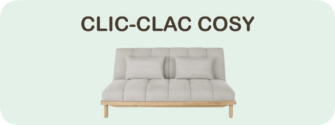 Clic-clac confortable et cosy